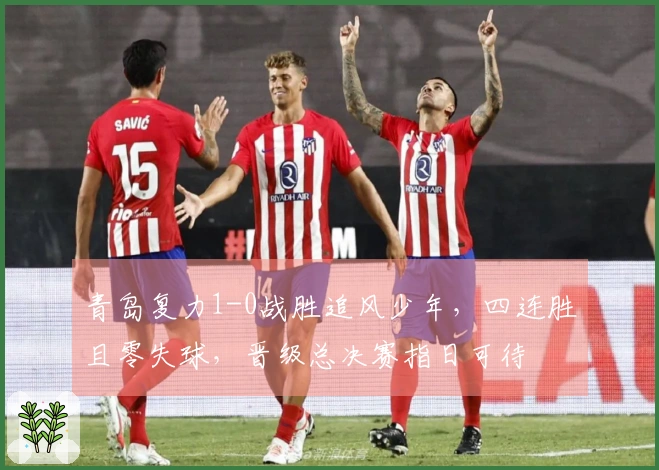 青岛复力1-0战胜追风少年，四连胜且零失球，晋级总决赛指日可待